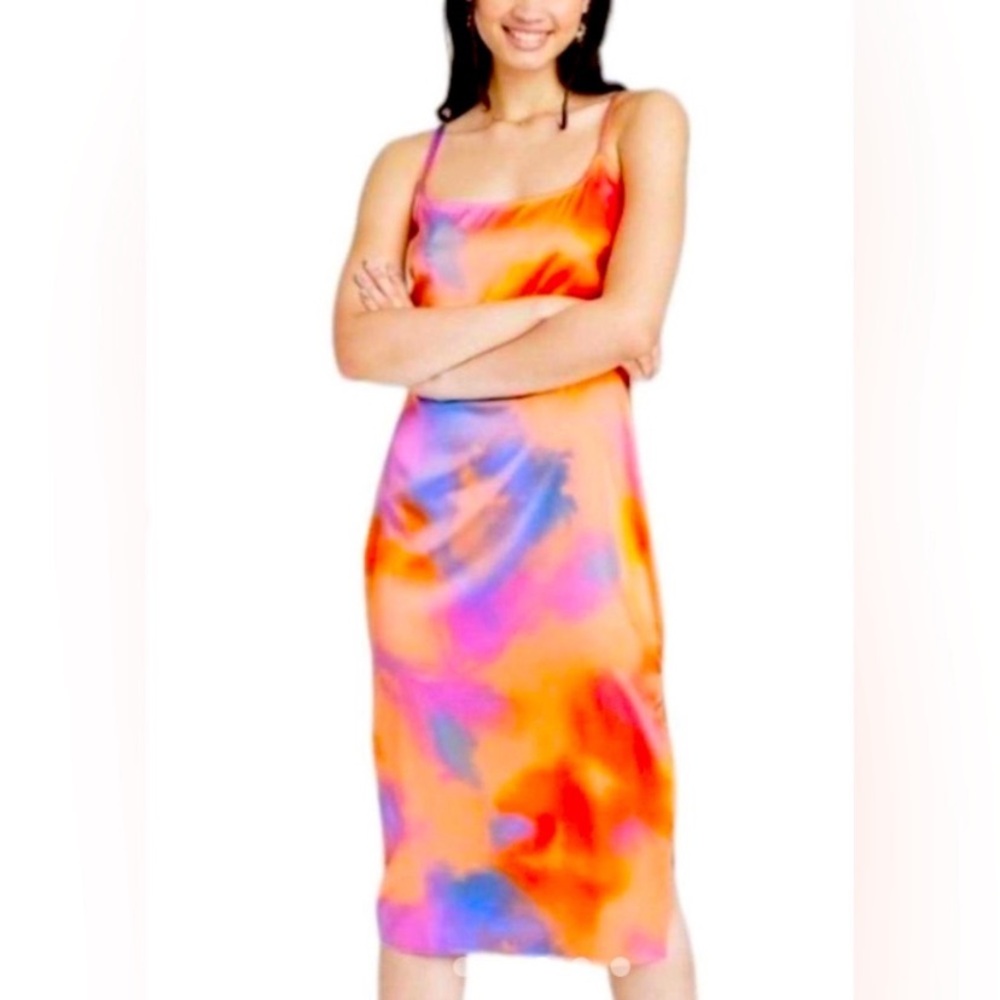 NWT Wild Fable Multicolor Midi Dress size small